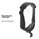 Крепление на голову Qiye Head Strap Mount Base с вращением 360° для Insta360 Go 3/3S - изображение 5
