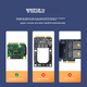 EB-LINK MiniPCIe to SATA 3.0 Expansion Card, 2 Ports, 6Gbps Mini PCI-E Internal SSD Adapter Card, Can Can Use As System Disk - изображение 6