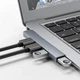 Бездротова USB-док-станція для ноутбука Youlianxing з прямим підключенням, встановлювана з лівого боку, USB-розгалужувач 1-к-4, розширювальний концентратор, USB-концентратор, USB-флеш-накопичувач, миша, клавіатура. - зображення 8