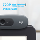 Веб-камера Logitech C270 корпоративного класса HD для компьютера, ноутбука, настольного компьютера, видеоконференций, домашнего онлайн-обучения, с микрофоном, подключением через USB [Бонус к заказу] - изображение 6