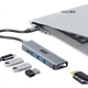 Док-станція Acer USB 3.0 Hub, високошвидкісний 4-портовий концентратор, розширювальна док-станція, сумісна з ноутбуком, адаптером-подовжувачем, блоком живлення Type-C - изображение 1