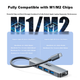 Док-станція Acer USB 3.0 Hub, високошвидкісний 4-портовий концентратор, розширювальна док-станція, сумісна з ноутбуком, адаптером-подовжувачем, блоком живлення Type-C - изображение 10