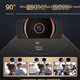 Веб-камера Stiger 1080P HD з мікрофоном, зовнішня USB-камера, підключення Plug and Play для відеодзвінків на ноутбуках, настільних комп'ютерах, онлайн-занять, прямої трансляції навчання - зображення 8