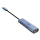 Адаптер Ethernet Aigo Type-C на RJ45, дротова мережева карта 100 Мбіт/с, конвертер мережевого кабелю, док-станція для ноутбука, концентратор USB-C, розширювальна док-станція R03C (металева) - изображение 11