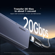 Корпус для SSD-накопителя UGREEN M.2 NVMe/SATA, 20 Гбит/с, совместим с Thunderbolt 3/4, подходит для ноутбуков и настольных компьютеров Apple 17, внешний портативный SSD-накопитель в корпусе для телефонов. - изображение 5