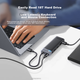 Багатопортовий розширювальний док-станція UGREEN USB Hub 3.0, 4-портовий розгалужувач-хаб, подовжувач-кабель-адаптер для ноутбука з кількома портами - изображение 6