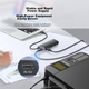 Багатопортовий розширювальний док-станція UGREEN USB Hub 3.0, 4-портовий розгалужувач-хаб, подовжувач-кабель-адаптер для ноутбука з кількома портами - изображение 7