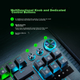 Razer Huntsman V3 Professional Gaming Edition, аналогові оптичні перемикачі, механічна клавіатура, дротова клавіатура, кіберспортивна ігрова клавіатура, 87 клавіш, RGB Chroma, чорний - зображення 6