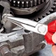 KNIPEX 25 01 160 160 мм гострокінцеві плоскогубці, 6 дюймів, німецький імпортний інструмент, багатофункціональні та універсальні гострокінцеві плоскогубці - зображення 4
