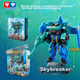 AULDEY Quantum Team Трансформирующийся робот Flash Change Combination Mecha Breakthrough War God Детская игрушка, подарок на день рождения для мальчиков - изображение 7