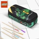 Пенал LEGO, коробка для студентського канцелярського приладдя, 3D двошаровий твердий чохол для олівців великої місткості, зносостійкий ніндзя Ллойд, чоловічий зелений, 20027 - изображение 9