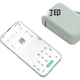 Портативний термопринтер Deli Q1A білого кольору для домашнього використання, друку іменних етикеток для журналів, подарунків для студентів, етикеток для зберігання книг, цінників на продукти харчування, підключення до мобільного Bluetooth - изображение 3