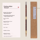 Пензель для каліграфії Liupintang Small Regular Script Brush, з натурального вовчого ворсу, м'який пензель для каліграфії, професійний пензель для дрібного та звичайного шрифту, пензель Hu Brush, пензель для практики каліграфії та обведення ліній - зображення 4