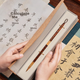 Пензель для каліграфії Liupintang Small Regular Script Brush, з натурального вовчого ворсу, м'який пензель для каліграфії, професійний пензель для дрібного та звичайного шрифту, пензель Hu Brush, пензель для практики каліграфії та обведення ліній - зображення 8