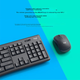 Комплект Logitech MK295 Enterprise Quiet клавіатура+миша бездротові, білий - зображення 5