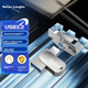 Флеш-накопичувач Netac 128 ГБ Type-C USB 3.2 Gen 1 U785C для прямого підключення телефону, повністю металевий міні-USB-накопичувач, універсальний флеш-накопичувач з двома інтерфейсами Type-C для телефонів та комп'ютерів - зображення 4