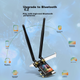 Игровая гигабитная сетевая карта WiFi 7 EDUP BE200, трехдиапазонный интерфейс PCIe для настольных компьютеров 8774M, беспроводной приемник WiFi Bluetooth 5.4 - BE9715 - изображение 9