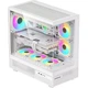 Корпус FPMAX Time Crystal Z8 Seaside View, материнская плата ATX, игровой ПК, настольный компьютер, поддержка быстросъемного крепления на 270°, система водяного охлаждения Seaside View 360, белый. - изображение 2