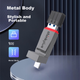 USB-флешка ThinkPlus Lenovo из металла, 512 ГБ, USB 3.2 с высокой скоростью чтения, двойной интерфейс Type-C, совместима с телефонами и компьютерами, офисная USB-флешка для бизнеса, серия TU280. - изображение 7