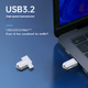 Флеш память USB Lenovo SS360 64GB USB 3.2 Gen1 + Type-C Silver - изображение 5