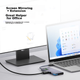 Хаб Hagibis з дисплеєм, USB-C, Ethernet, HDMI, для Apple/Mac, Thunderbolt 4 - зображення 7