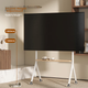 Подставка для телевизора ProPre TV Cart Artistic TV Stand, напольный кронштейн для мобильного и настенного крепления, белый, универсальный, подходит для телевизоров TCL, Hisense, Skyworth и других марок с диагональю экрана от 42 до 86 дюймов. - изображение 9