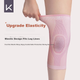 Наколенники Keep Knee Pads [2 шт.] для женщин, спортивные, для бега, бега, прыжков со скакалкой, бадминтона, походов, розовый цвет, размер M. - изображение 6
