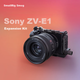 SmallRig 4257, совместим с камерой Sony ZV-E1, клетка для кроликов, беззеркальная фотосъемка, комплект расширительной рамы с полным покрытием, аксессуары для съемки. - изображение 5