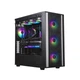 Корпус CoolerMaster Box600 Mesh Black ATX Mid-Tower с задней панелью ввода/вывода, поддержкой установки материнской платы сзади, перфорированной передней панелью, боковой панелью из стали и стекла, поддержкой двух 360-мм радиаторов. - изображение 4