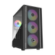 Корпус CoolerMaster Box600 Mesh Black ATX Mid-Tower с задней панелью ввода/вывода, поддержкой установки материнской платы сзади, перфорированной передней панелью, боковой панелью из стали и стекла, поддержкой двух 360-мм радиаторов. - изображение 8