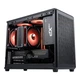 Корпус SAMA Quzao 3 Type-C, черный, для настольных ПК, формата Matx, компактный, с четырехсторонней сеткой, 5 посадочных мест для вентиляторов, охлаждение ≤160 мм, видеокарта 350 мм, блок питания ATX. - изображение 9