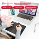 Графический планшет Wacom Digital Drawing Tablet, планшет для рукописного ввода для компьютера и мобильного телефона, планшет для письма с Bluetooth для обучения и онлайн-занятий CTL-6100WLA/K0, черный, средний размер. - изображение 7