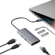 Багатофункціональна розширювальна док-станція CreHiVi Type-C, 4K-хаб, HDMI-перетворювач, адаптер швидкої зарядки PD, перетворювач Apple USB 3.0 для ноутбука, подовжувач - зображення 3