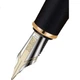 Ручка HERO Pen Zhenrong Series Luxury из 10-каратного золота для подписи, подарочная, черно-золотая - изображение 3