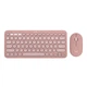 Комплект беспроводной Logitech Pebble 2 Combo Wireless/Bluetooth Cloud Pink - изображение 1