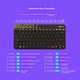Logitech MK240 Nano [корпоративний клас] Бездротовий комплект офісної клавіатури та миші, компактний, наддовгий час роботи від батареї, з бездротовим приймачем 2.4G, чорний [знижка за одне замовлення] - зображення 7