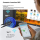 Беспроводная игровая сетевая карта Newmine 1800M Gigabit Dual-Band с интерфейсом USB WIFI6 для ноутбуков и настольных компьютеров, беспроводной приемник и передатчик WiFi. - изображение 11