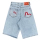 Чоловічі джинсові шорти блакитні EVISU Hello Kitty 33(Р) (1027-126-E1) - изображение 2