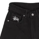 Чоловічі джинсові шорти Stussy чорні 28(Р) (1027-213-1 S01) - изображение 6