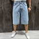 Чоловічі джинсові шорти блакитні EVISU 28(Р) (1050-3) - изображение 8
