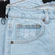 Чоловічі широкі шорти джинсові Stussy блакитні 28(Р) (1027-348) - зображення 4
