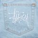 Чоловічі широкі шорти джинсові Stussy блакитні 28(Р) (1027-348) - зображення 7