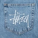 Чоловічі широкі джинсові шорти Stussy блакитні 32(Р) (1027-438) - зображення 7