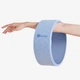Колесо для йоги Keep Yoga Wheel, кольцо для начинающих для прогибов назад, фитнес-кольцо для пилатеса для раскрытия спины, высокая устойчивость, розово-серый цвет. - изображение 9