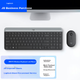 Комплект клавіатура+миша бездротові Logitech MK470, мембранна, чорний - зображення 4