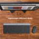 Комплект клавіатура+миша бездротові Logitech MK470, мембранна, чорний - зображення 5