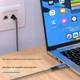 Кабель сетевой адаптер Type-C → RJ45 для интернета, 1000 Мбит/с, 8 м - изображение 5