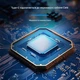 Кабель сетевой адаптер Type-C → RJ45 для интернета, 1000 Мбит/с, 3 м - изображение 6