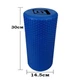Массажный ролик (валик) для МФР EasyFit EF-2024-BL, EVA-пена, для йоги и реабилитации, синий, 30×14.5 см. - изображение 4