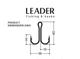 Двійник Leader LONG DOUBLE № 1/0 (3 hooks) - изображение 2
